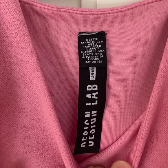 Light Pink Ruffle Design Lab Romper - Picture 3 of 3